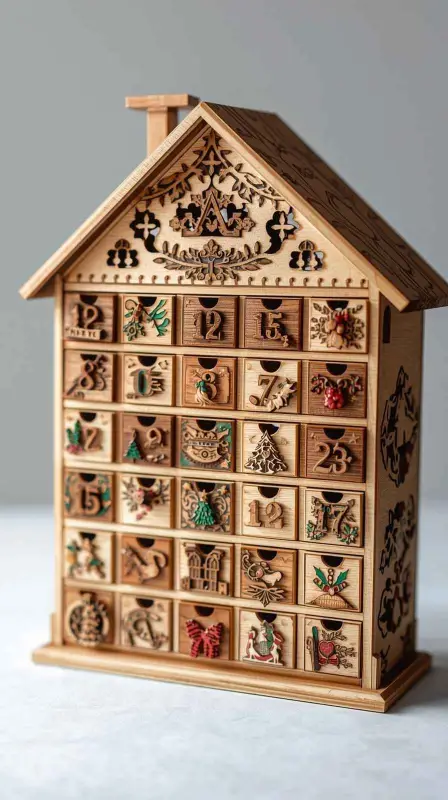 25 Traditional Christmas Home Decor Ideas for a Timeless Holiday Look 17 .Advent Calendar Tradition