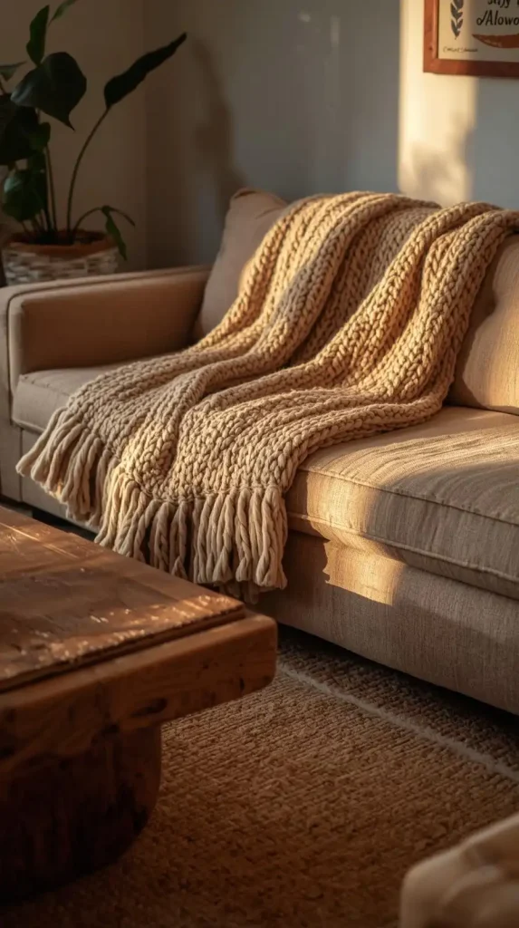 Cozy Knitted or Wool Throws