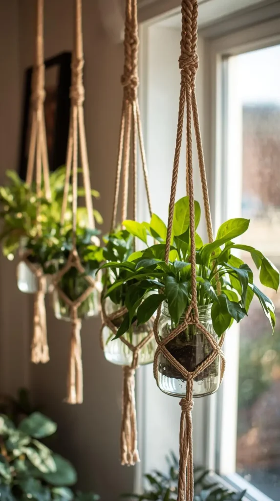 18 DIY Home Decor Ideas on a Budget | Stylish Homes Made Affordable 17 DIY Hanging Planters