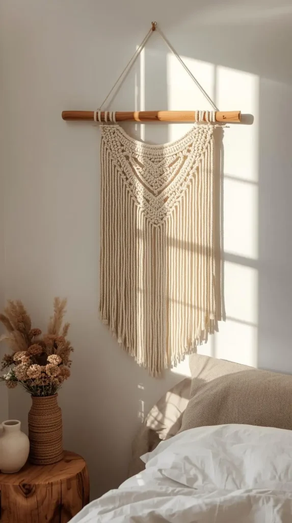 23 Cheap DIY Home Decor Ideas – Stylish & Budget-Friendly Projects 17 DIY Wall Hanging with Yarn or Rope