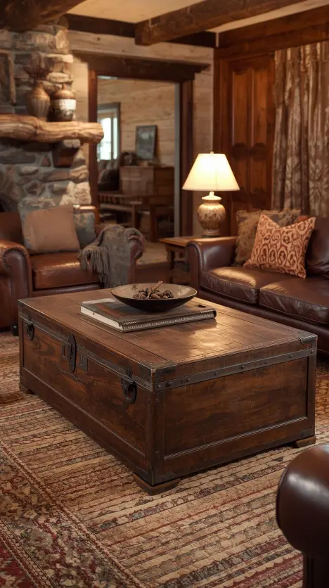 Vintage Trunks And Wooden Chests