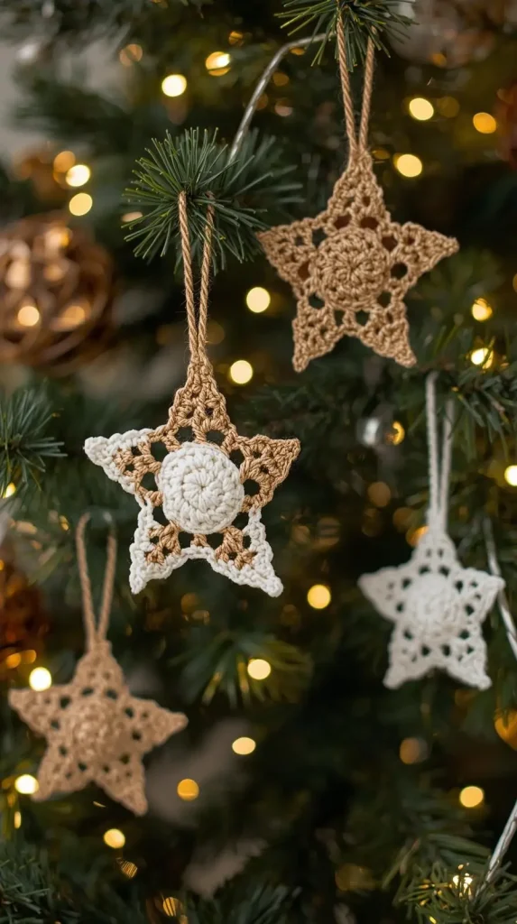 Crochet Christmas Stars