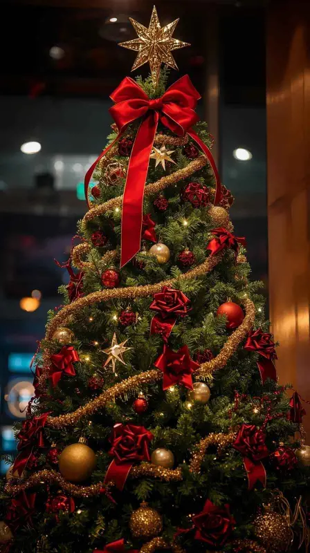 25 Traditional Christmas Home Decor Ideas for a Timeless Holiday Look 18 Elegant Christmas Tree Topper