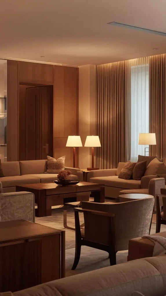 Mix of Metal and Wood Accents