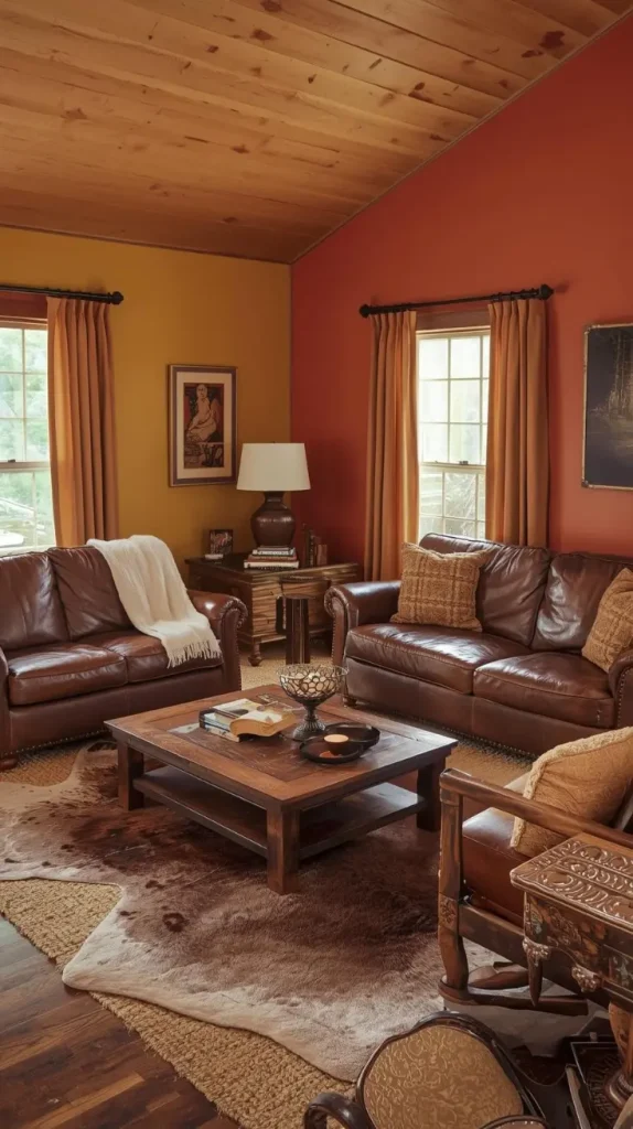  Mixing Bold 70s Colors with Natural Textures