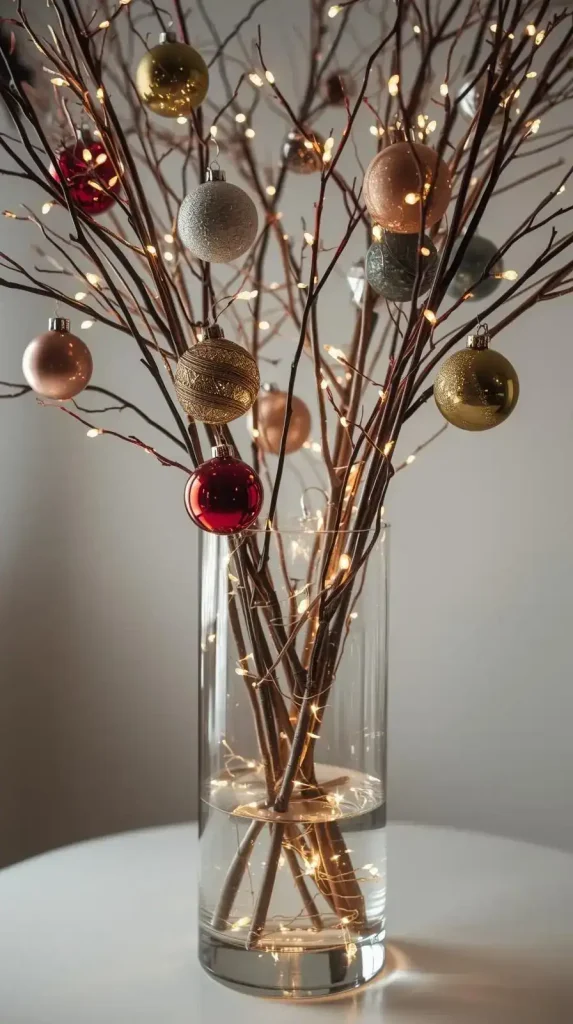 Ornament Display on Branches