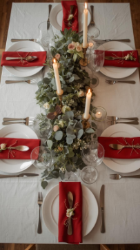 30 Easy Christmas Home Decor Ideas 2025 | Create a Warm & Festive Space 19 Christmas Dining Setup