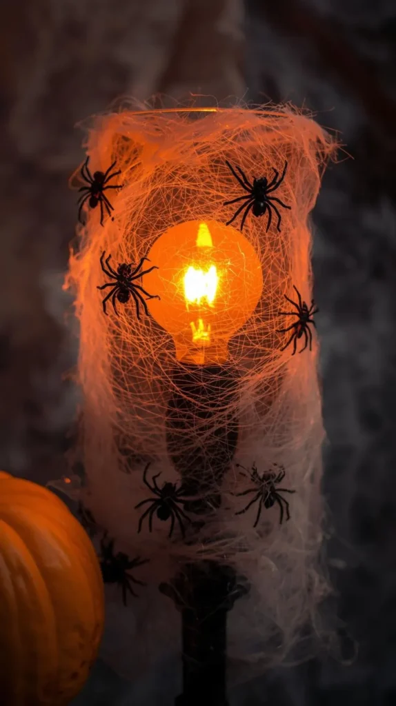 Cobweb Lamp Decor