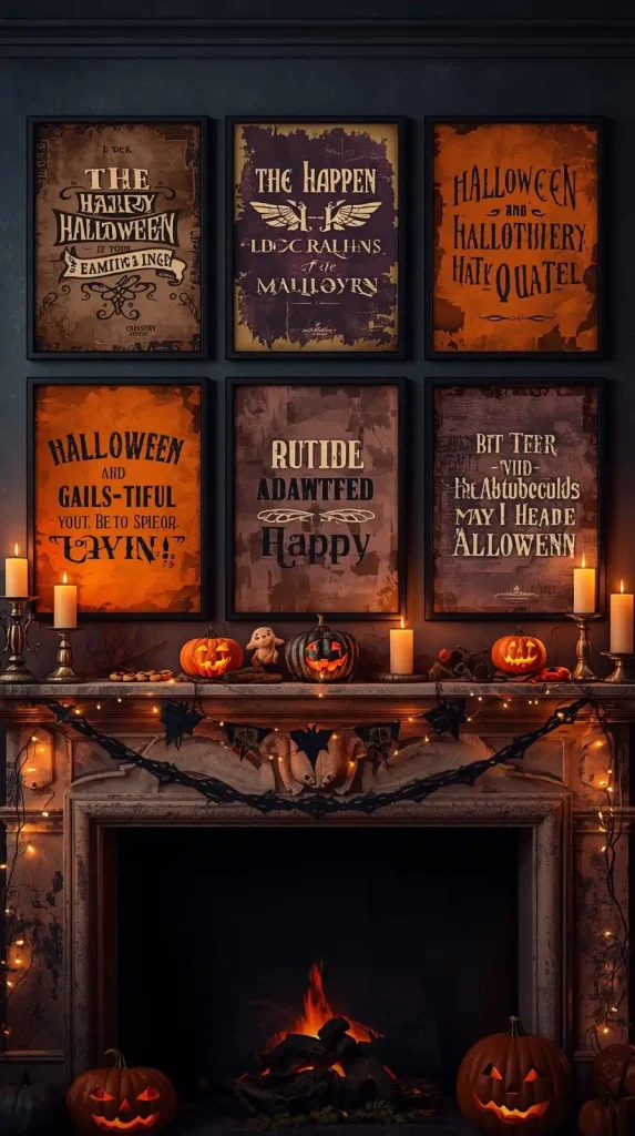 18 Best Halloween Home Decor Indoor On A Budget Ideas 19 Framed Halloween Quotes