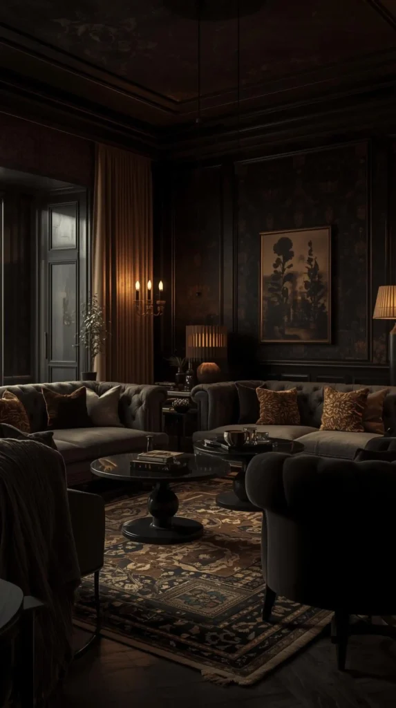 Moody Wallpaper with Subtle Patterns