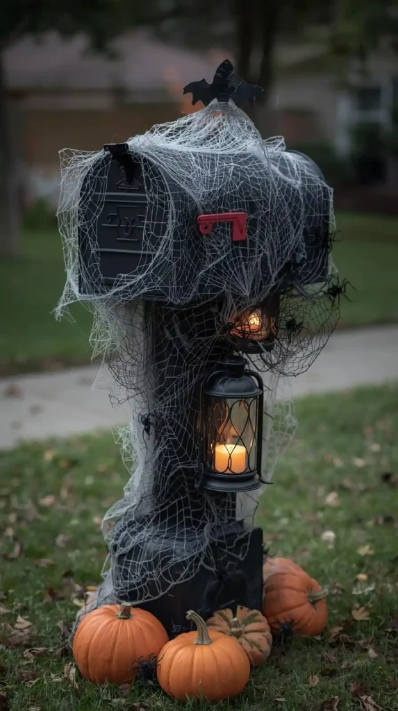 27 Best Halloween Home Decor Outdoor DIY Ideas for 2025 19 Spooky Mailbox Makeover
