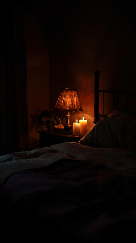 Vintage Lamps and Candles for Ambiance