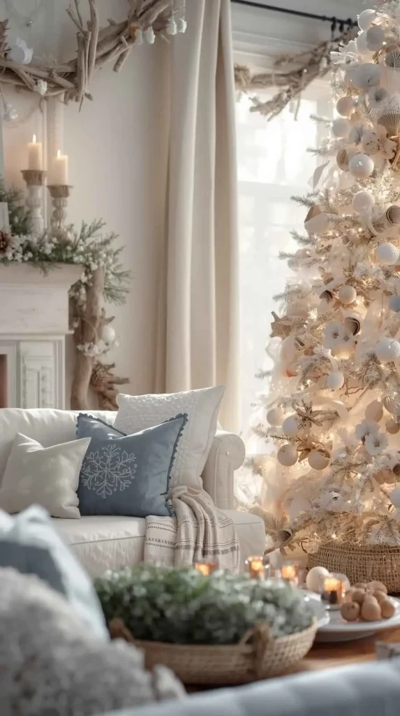 20 Christmas Home Decor Inspo - Creative Ideas to Style Your Home This Holiday 20 Coastal Christmas Theme