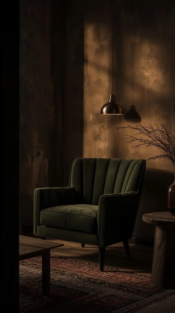 Dark Accent Chairs for Stylish Contrast