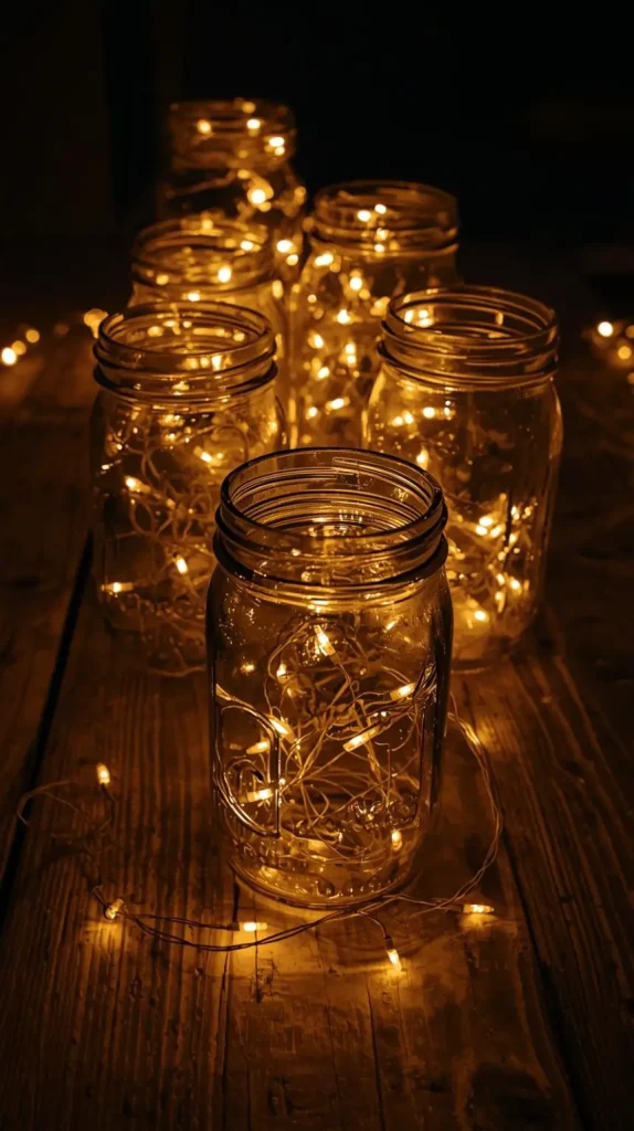 25 DIY Home Decor Ideas | Easy, Creative & Affordable Projects 20 Fairy Light Mason Jars