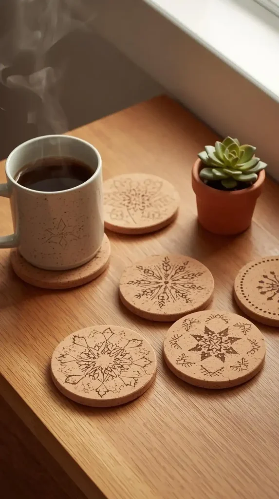 16 DIY Home Decor Easy Bedroom Craft Ideas | Stylish & Simple Projects 16 Hand-Decorated Coasters