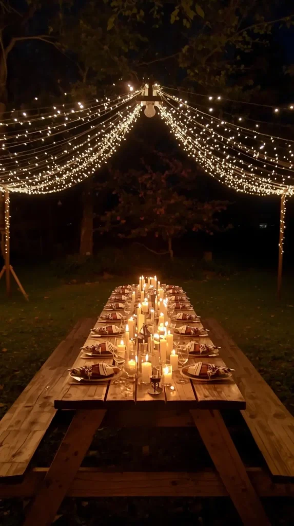 Outdoor Birthday Setup