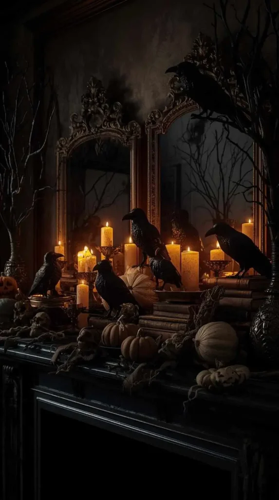 19. Raven Mantel Scene