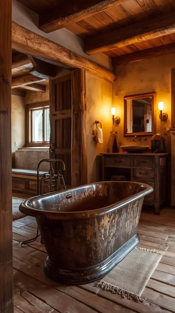 Rustic Bathtub Design