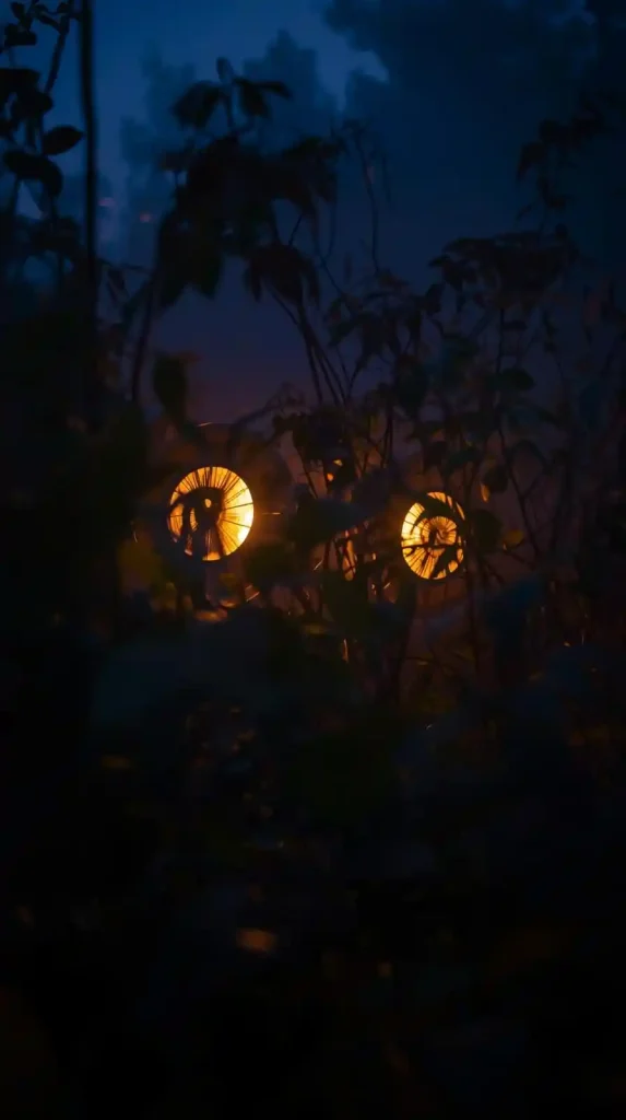 27 Best Halloween Home Decor Outdoor DIY Ideas for 2025 3 Giant Monster Eyes in the Bushes