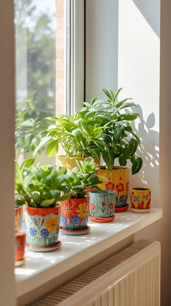 25 DIY Home Decor Ideas | Easy, Creative & Affordable Projects 3 Painted Flower Pots