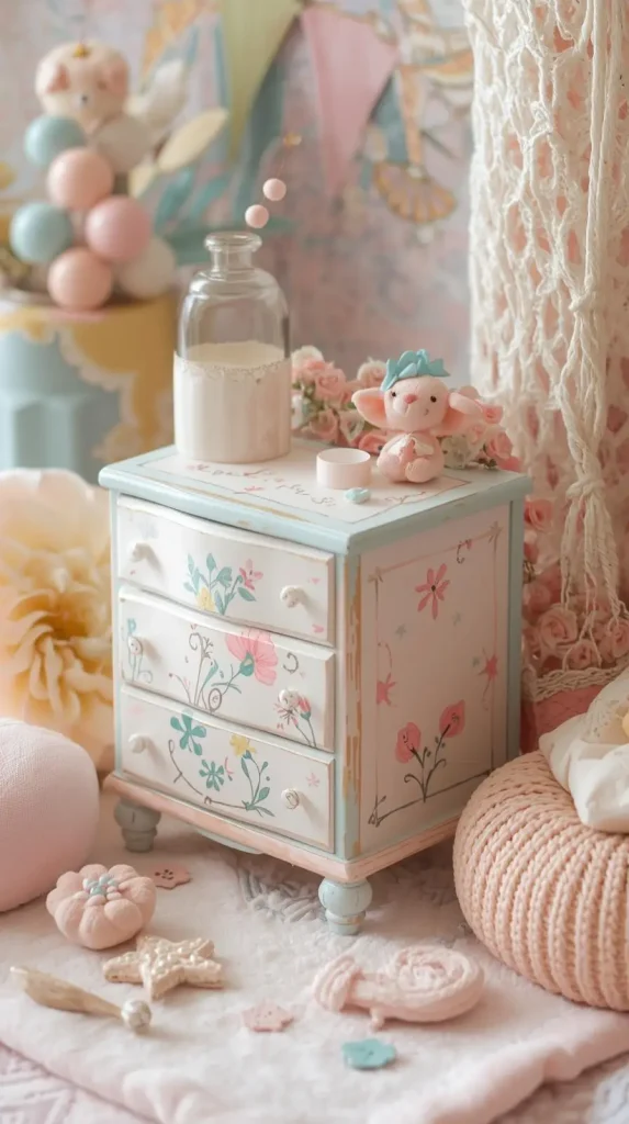 15 Whimsical DIY Home Decor | Playful & Magical Ideas to Brighten Your Space 3 Painted Furniture with Whimsical Patterns