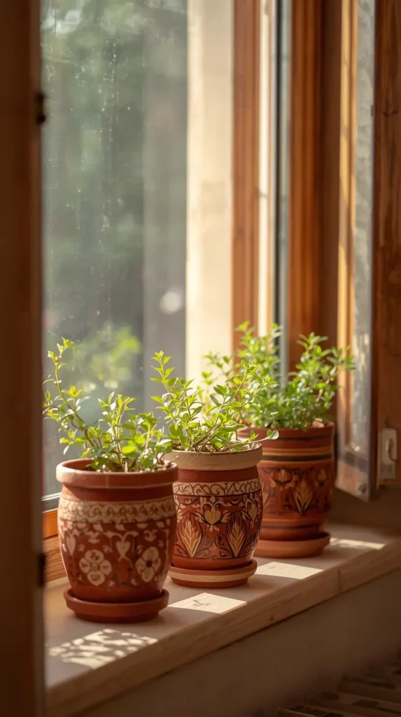 20 DIY Home Decor Easy Ideas – Simple & Beautiful Ways to Refresh Your Space 3 Painted Terracotta Pots
