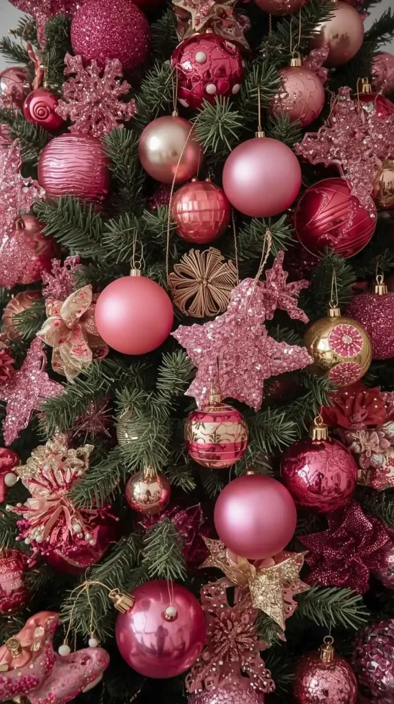 Pink Bauble Ornaments