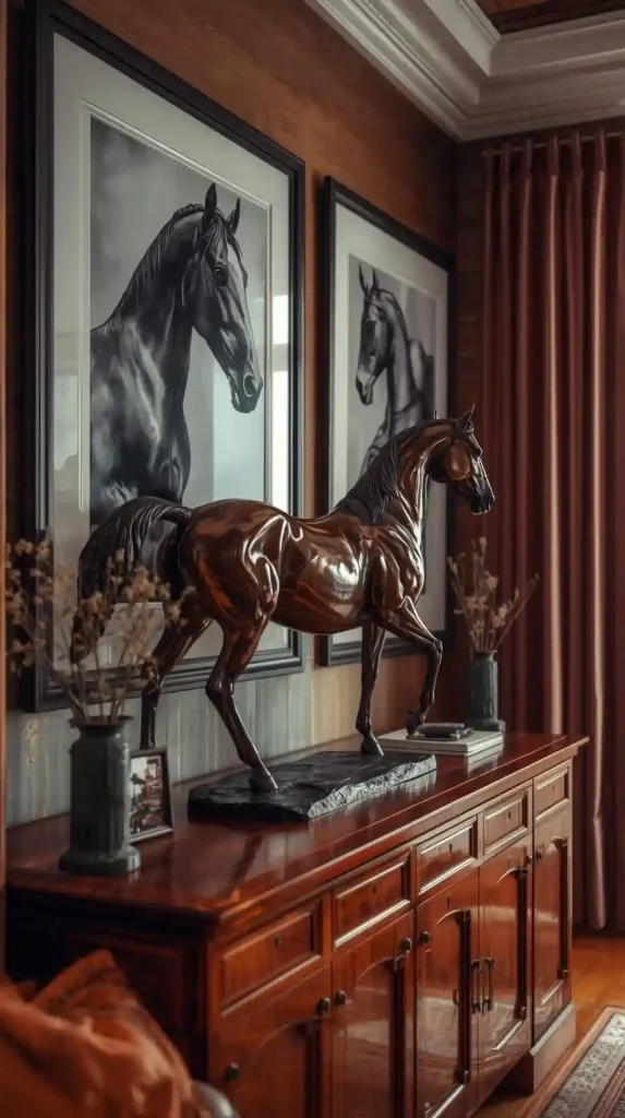 Decorative Horse Sculptures or Wall Art