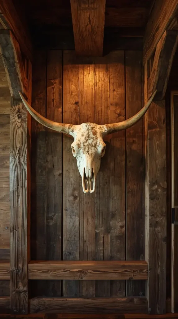 Faux Cow Skull Wall Decor