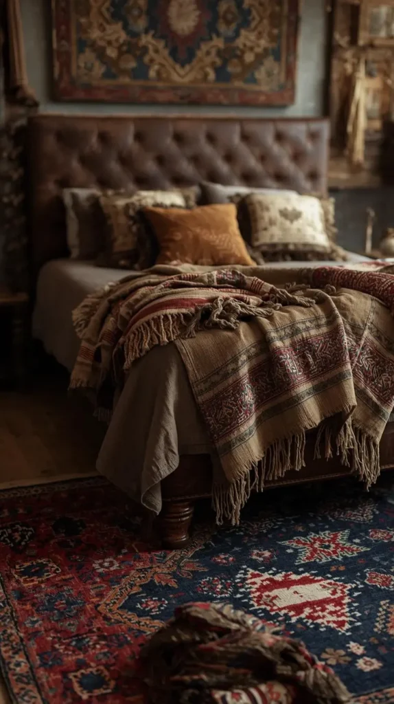 Native American or Tribal Dark Patterned Textiles