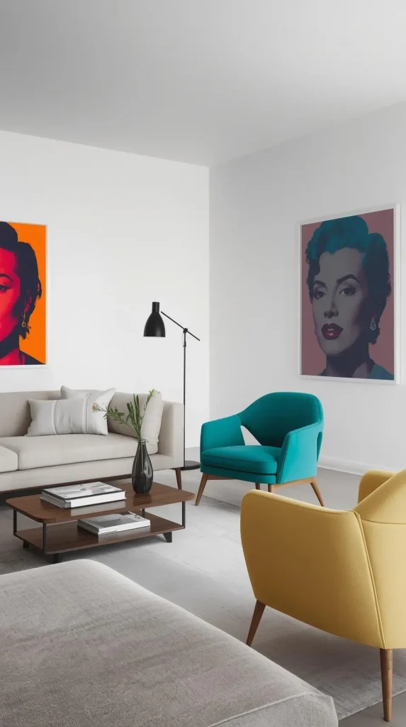 22 Edgy Home Decor Ideas | Bold Ways to Style Your Space 21 Pop Art & Color Splash Corners
