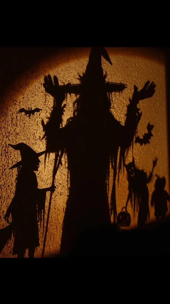 30 Halloween Home Decor Ideas to Transform Your Space in 2025 21 Scary Shadow Lighting