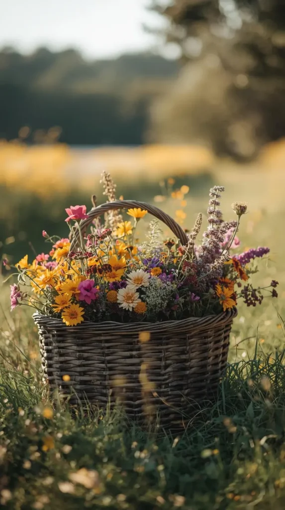 Wicker Basket Storage Decor