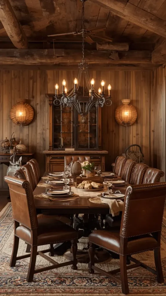 Dark Wood Dining Tables & Chairs