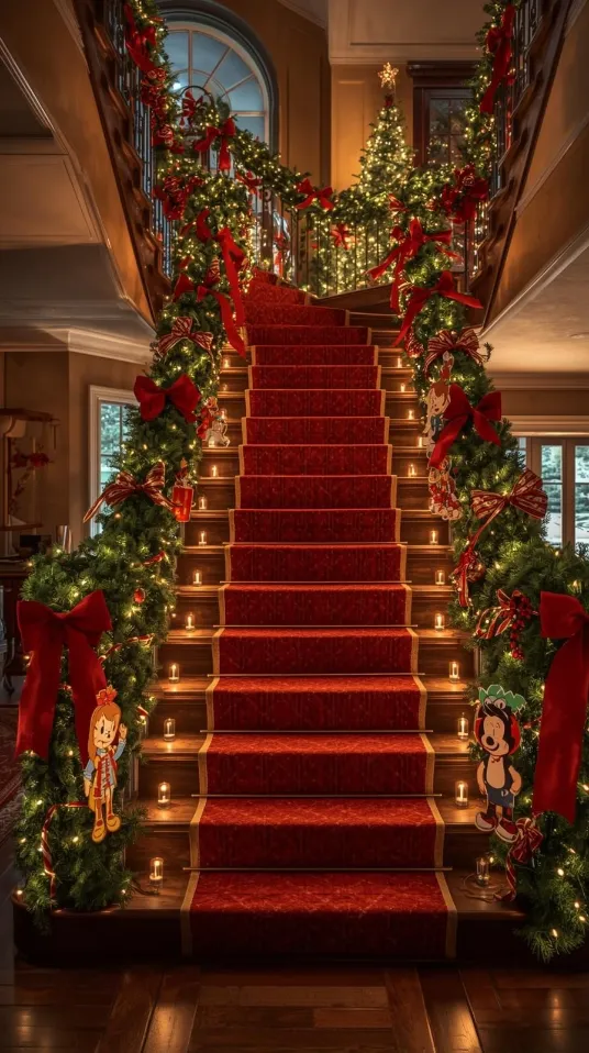 Disney Character Garland for the Stairs