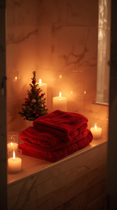 30 Easy Christmas Home Decor Ideas 2025 | Create a Warm & Festive Space 23 Festive Bathroom Decor