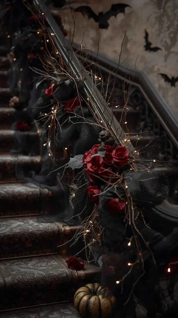 22. Gothic Staircase Garland
