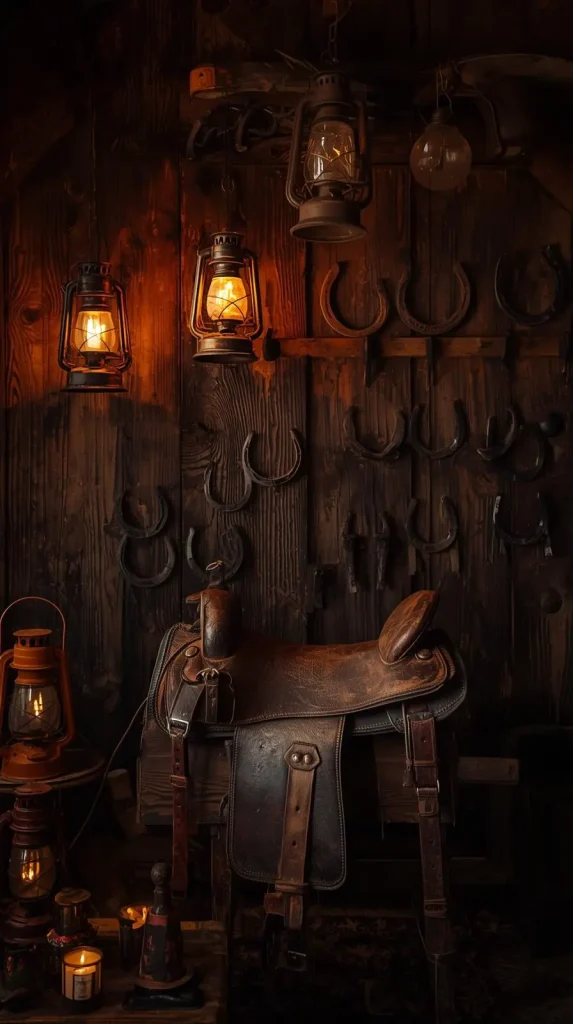 Western Decorative Accessories – Horseshoes, Lanterns, Saddles
