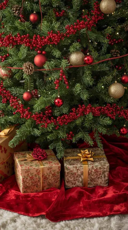 25 Traditional Christmas Home Decor Ideas for a Timeless Holiday Look 24 Classic Christmas Tree Skirt