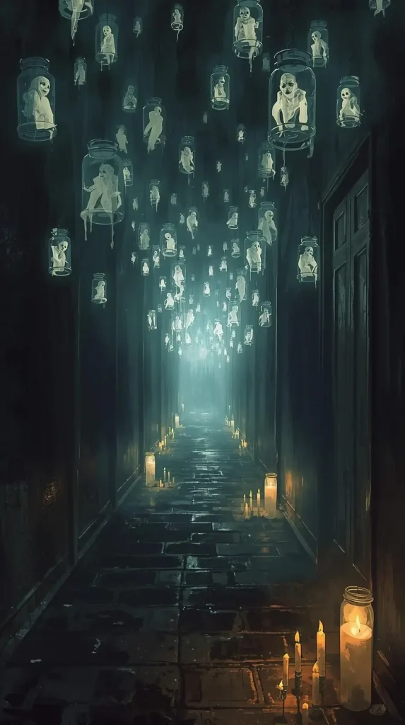 30 Halloween Home Decor Ideas to Transform Your Space in 2025 24 Ghostly Hallway Glow