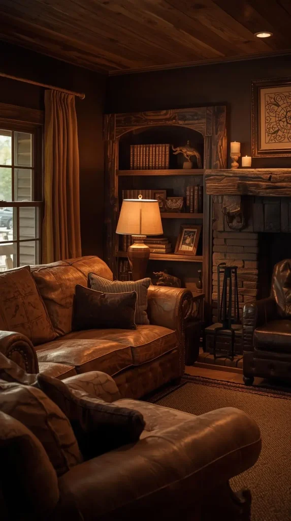 Mixing Dark Western Elements with Warm Ambient Lighting