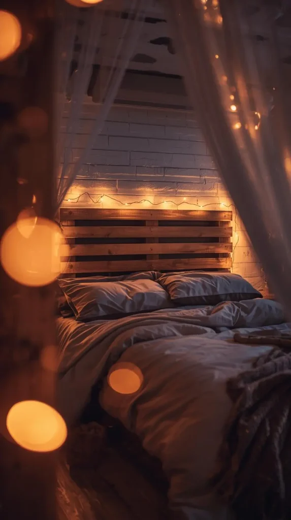  Rustic Pallet Headboard