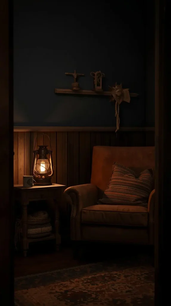  Cozy Reading Corner with Moody Western Vibe
