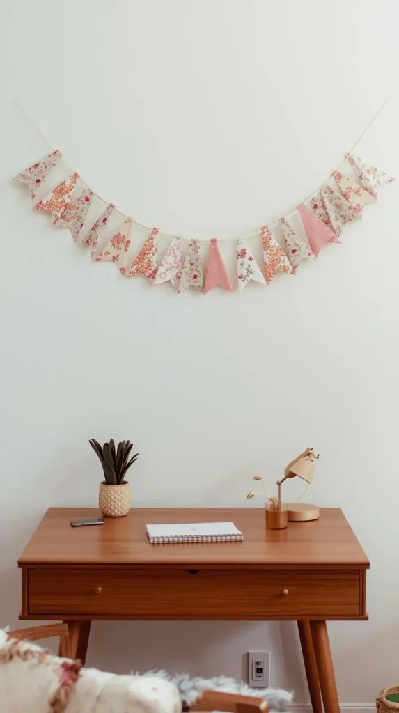 25 Cute DIY Home Decor Ideas to Brighten Your Space 25 Cute Fabric Bunting Banner