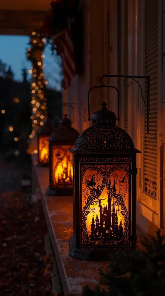 Disney Castle Christmas Lanterns