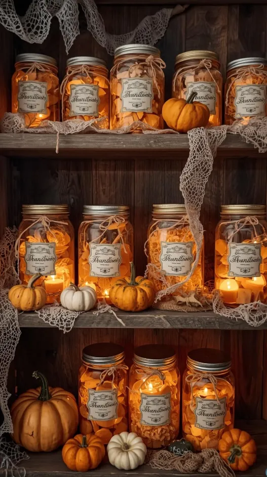 25 Halloween Home Decor Inspo for a Spooky, Stylish Season 26 Pumpkin Pantry Glow-Up