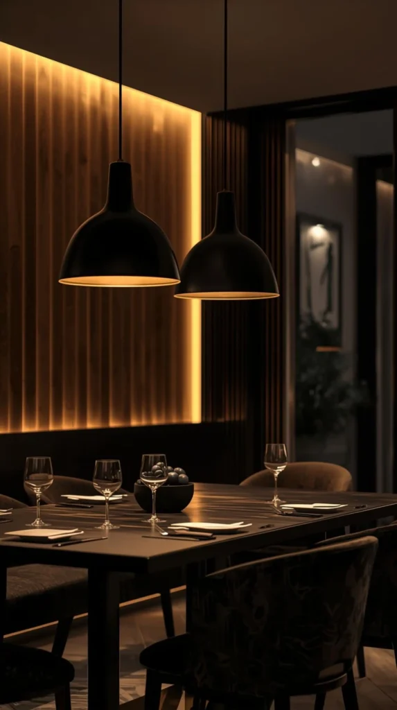 30 Dark Home Decor Ideas for a Bold & Modern Aesthetic 27 Black Pendant Lights for a Statement Look