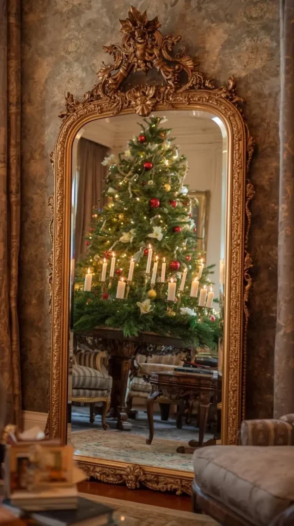 Gilded Mirror Reflections