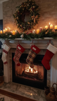 30 Easy Christmas Home Decor Ideas 2025 | Create a Warm & Festive Space 30 Christmas Fireplace Mantel